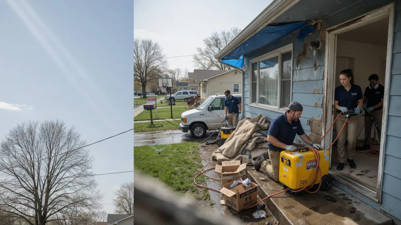 Basement Flood Cleanup in Patoka, IL near me